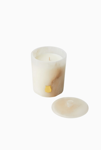 Atria Alabaster Lüks Kaşmir-Amber Kokulu Mum