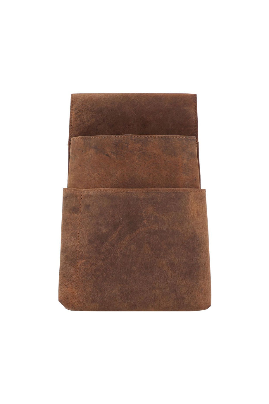 10 cm Deri Kemer Çantası, Garson Cüzdanı için Uygun, Kalem Halkalı, 1L Hacim