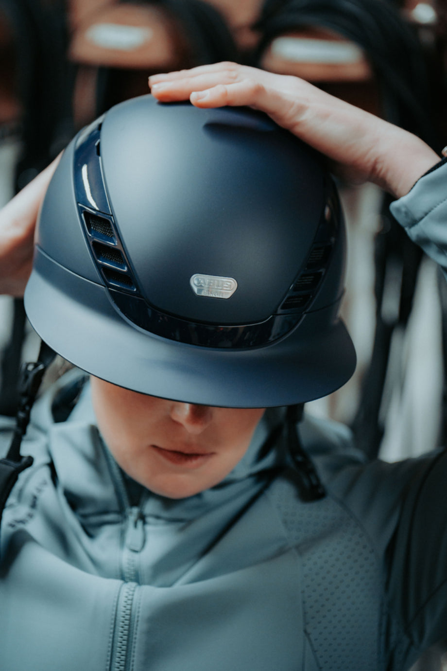 Airluxe Pure Uzun Vizörlü Unisex Binicilik Kaskı