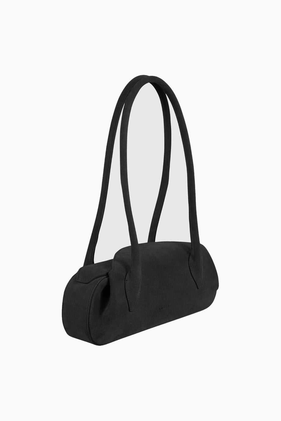 Oyster Mini Shoulder Süet, Lüks El İşçiliği İtalyan Tasarım Omuz Çantası