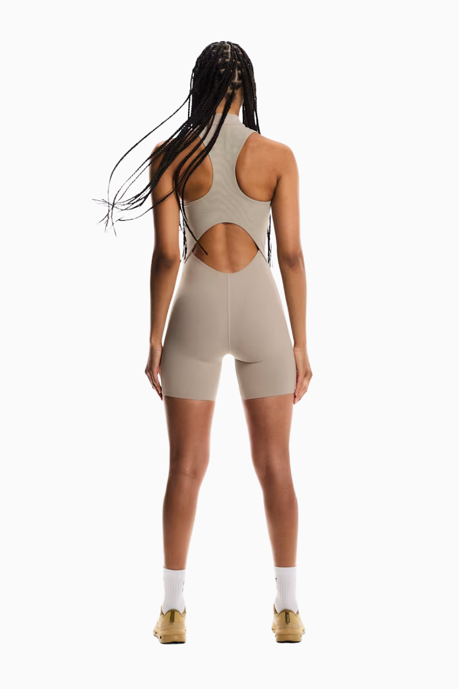 Studio Bodysuit Sırt Detaylı Fit Tasarım Kadın Tulum