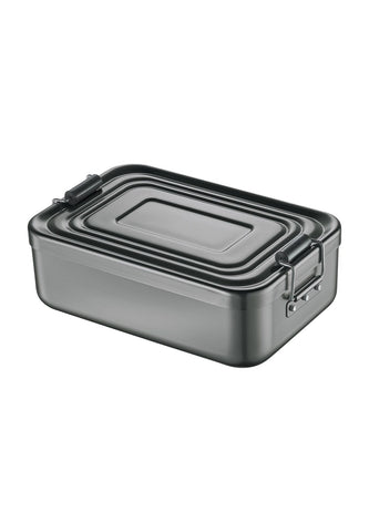Büyük Lunchbox 23x15x6,5 cm, Alüminyum, Sızdırmaz ve Ayraçlı