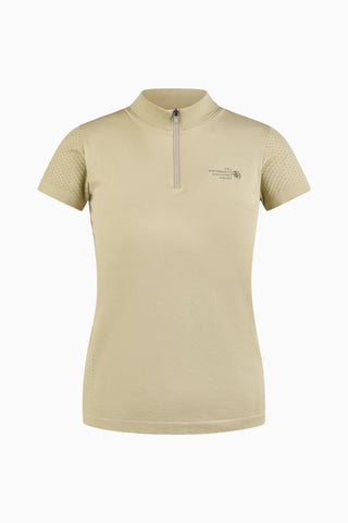 Athleisure 1223 3D Knit Lüks Kadın Spor Üst T-shirt