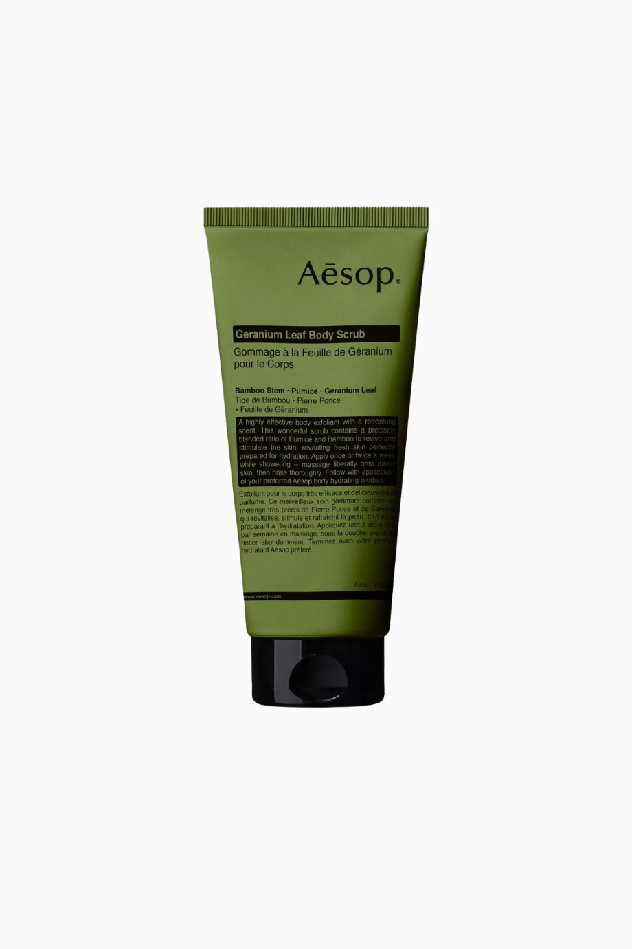 Geranium Leaf Body Scrub 180ml, Canlandırıcı ve Arındırıcı Vücut Peelingi