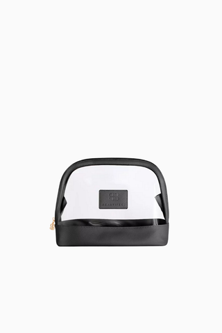 Black Toiletry Bag, Şeffaf Siyah Düzenleyici Makyaj Çantası