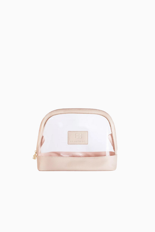 Toiletry Bag, Vegan Deri ve PVC Şeffaf Düzenleyici Çanta