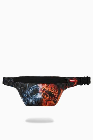 Fire & Ice Shark Savvy Crossbody, Lüks Unisex Deri Çapraz Çanta, Sınırlı Sayıda