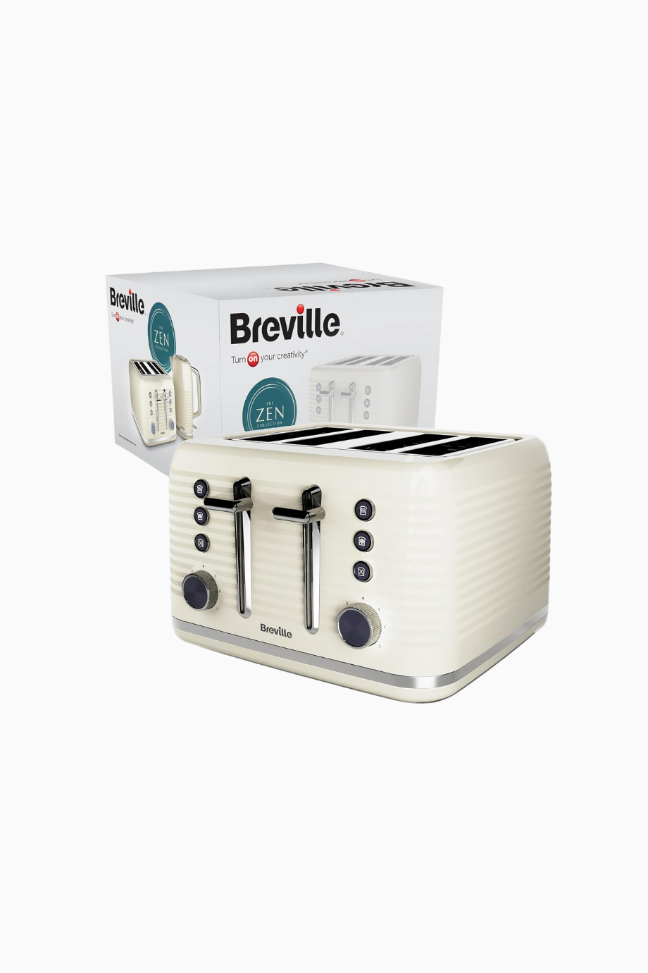 Zen 4 Dilim Ekmek Kızartma Makinesi Geniş Yuvalı