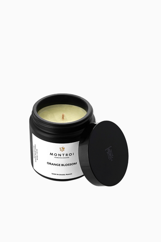 Orange Blossom Travel Candle Lüks Seyahat Mum, Ferahlatıcı Narenciye Kokusu