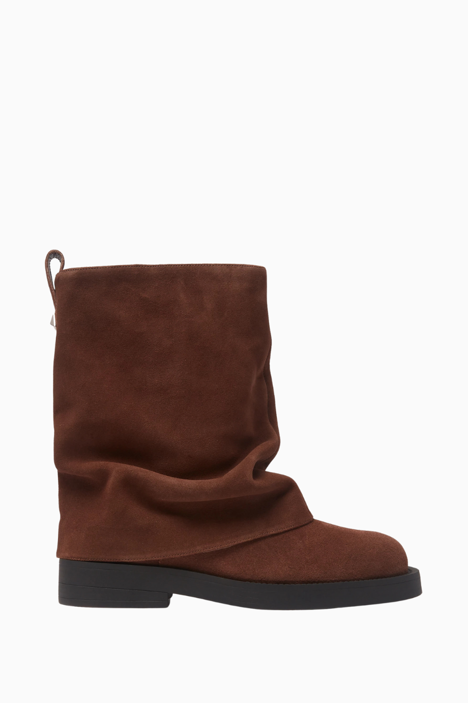 Keira Cloak Koyu Kahverengi Suede, Gaiter Detaylı Modern Ankle Bot