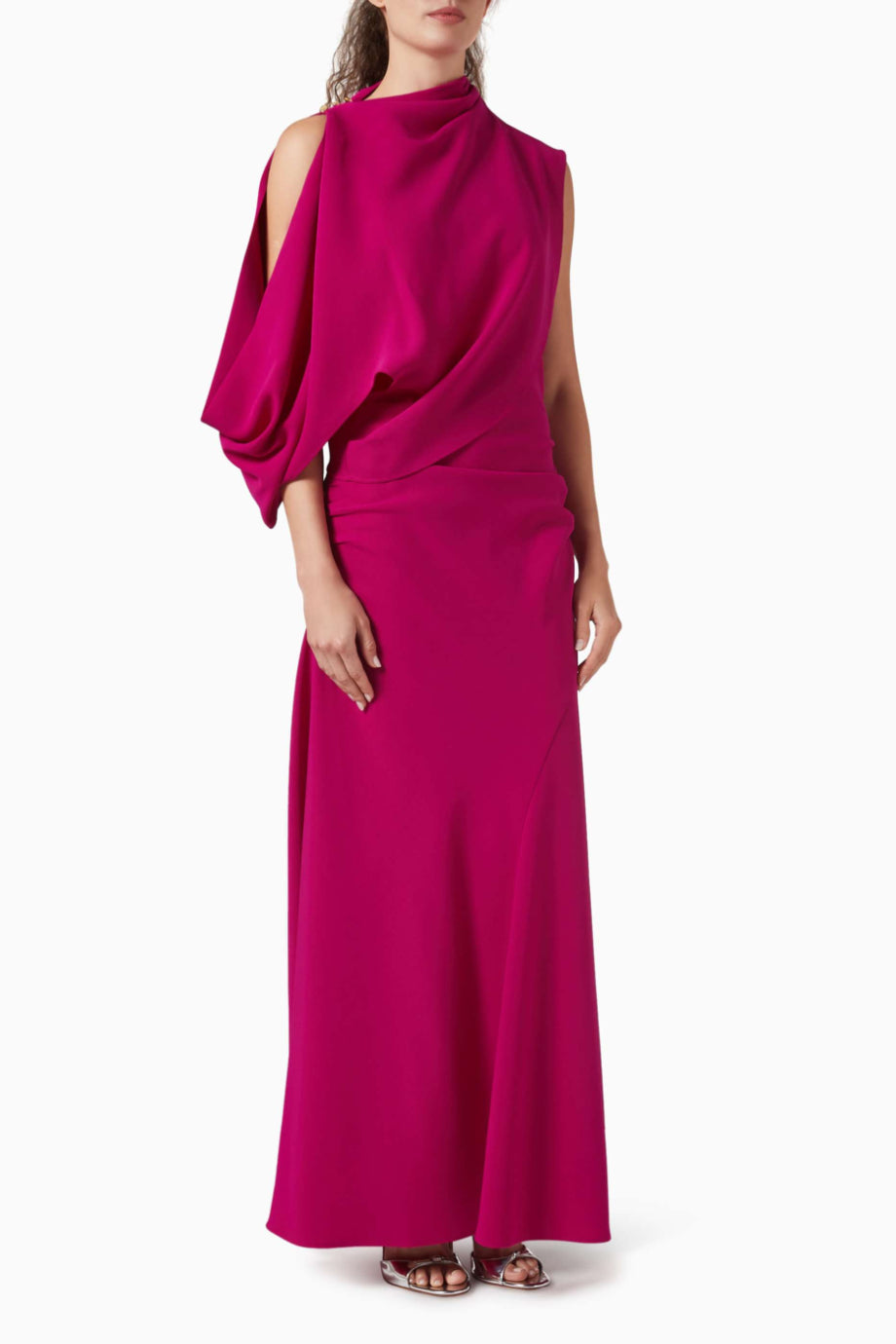 Wilcott Iris Asimetrik Maxi Kadın Elbise