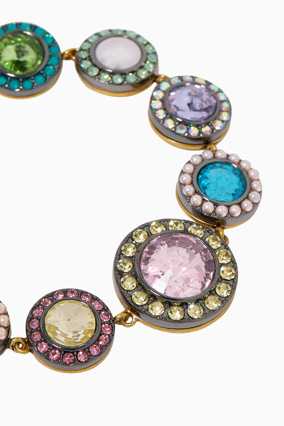 Octavia Bracelet, Pastel Kristal ve İnci Detaylı Zarif Bileklik