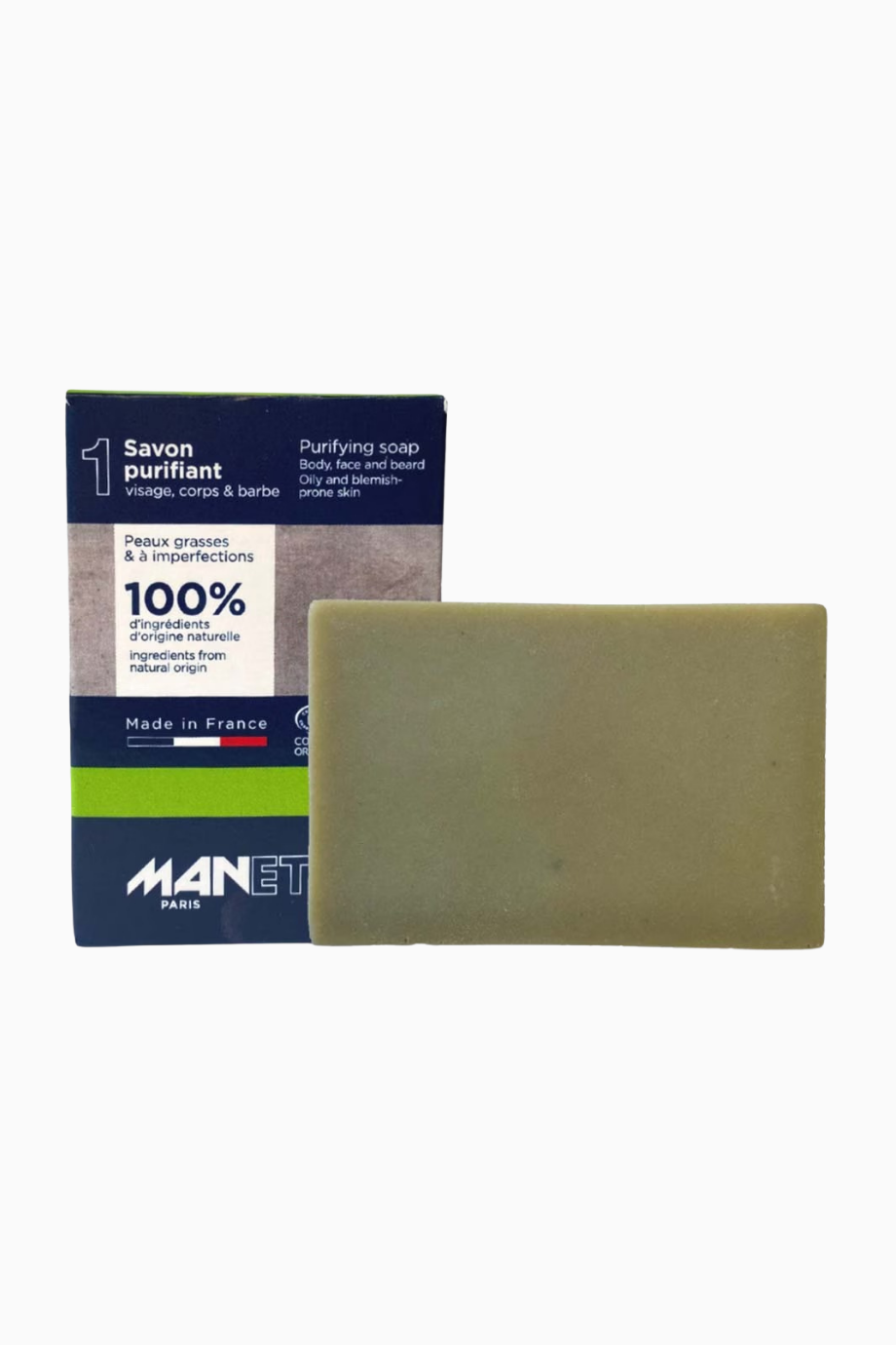 Arındırıcı Katı Sabun, Vücut, Yüz ve Sakal için 100g