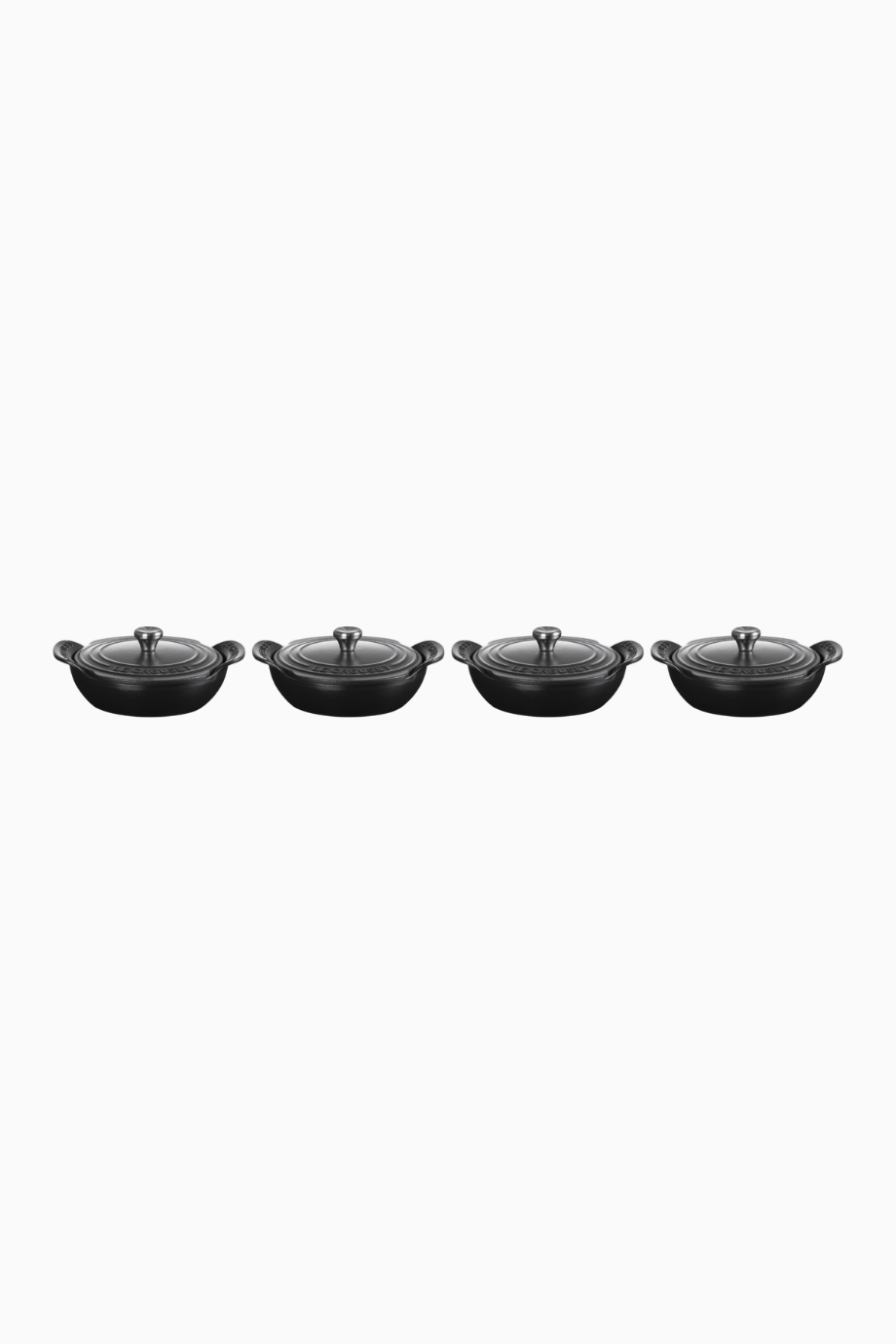 4’lü Mini Servis Tenceresi Döküm Set 18 cm