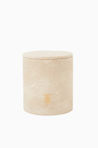 Travertine Candle Holder 280g Mum Uyumlu Traverten Mumluk