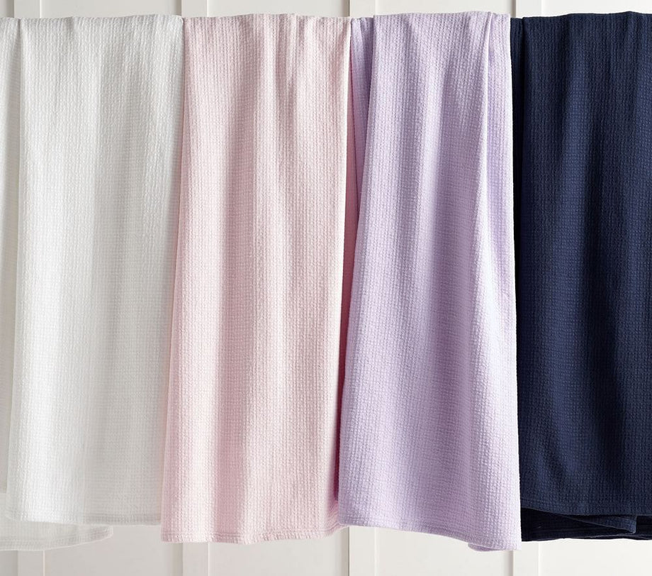 %100 Organik Pamuklu Woven Yatak Battaniyesi - Yumuşak ve Ekolojik Tasarım