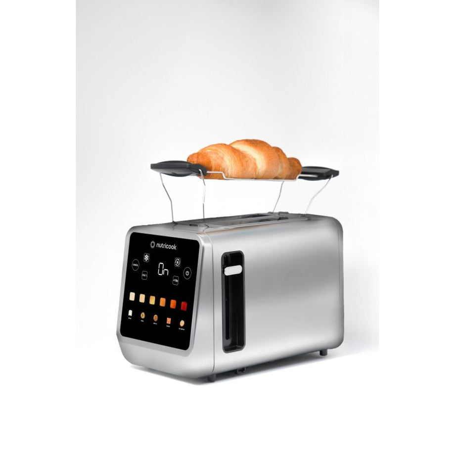 2 Dilimli Akıllı Tost Makinesi, Dokunmatik Ekranlı Paslanmaz Çelik, 850W