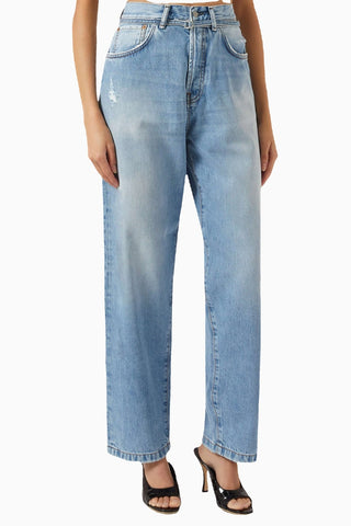 Açık Mavi 1991 Toj Düz Paça Jean