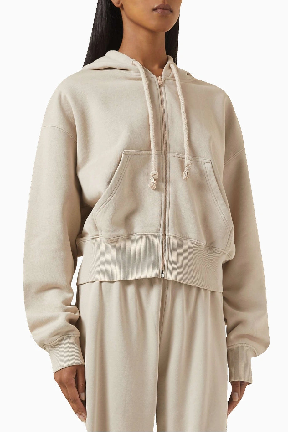 Logo Eşofman Fleece Kumaş - Rahat ve Şık Tasarım