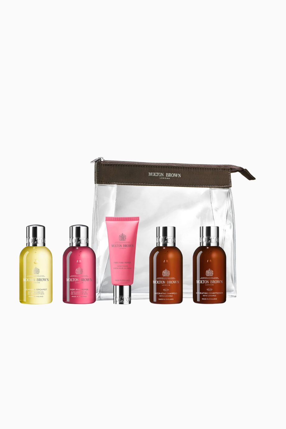 The Revived Voyager Vücut & Saç Tuvalet Çantası, 5’li Mini Set