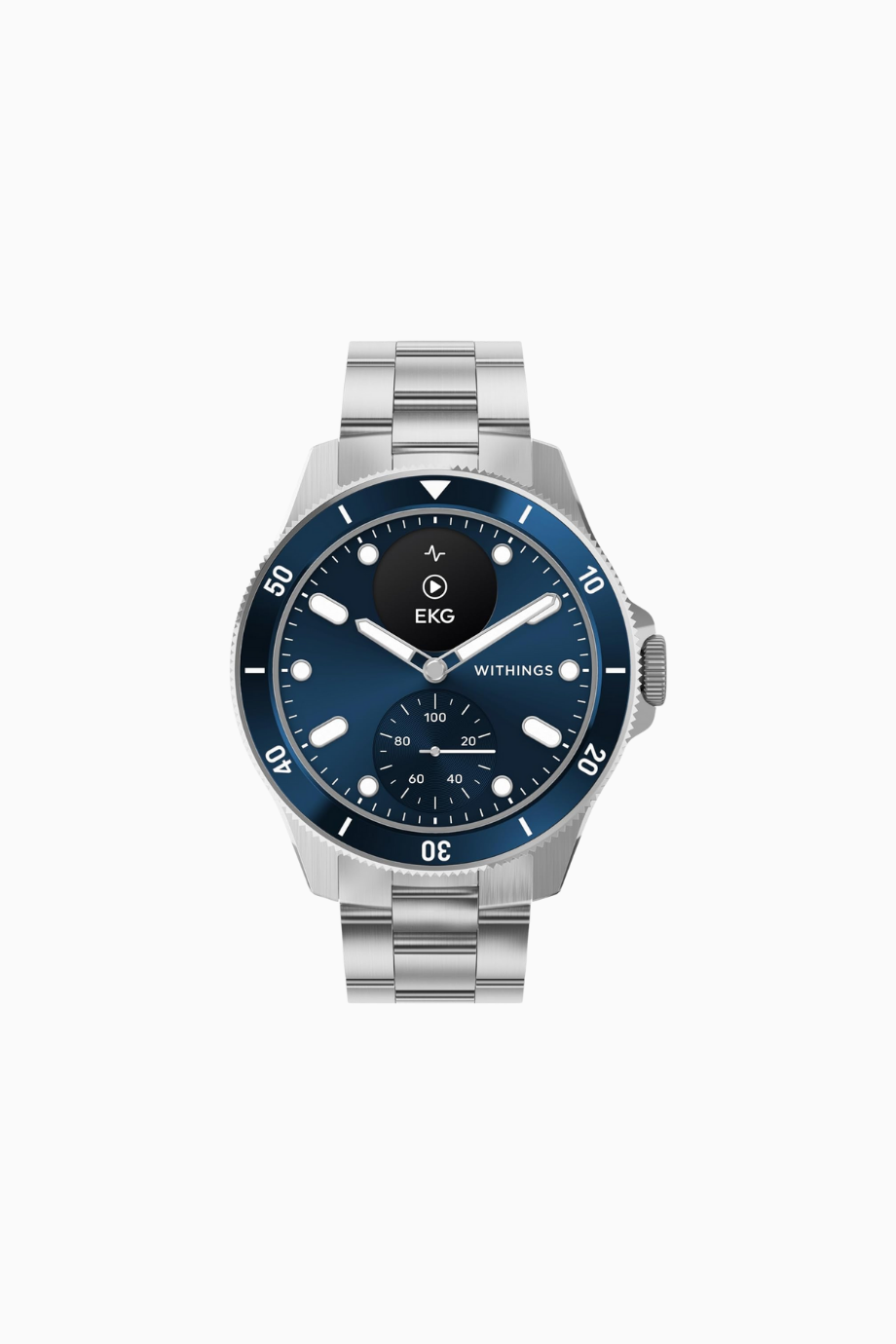 Withings ScanWatch Nova Hibrit Akıllı Saat, Kalp & Solunum Takibi, 30 Gün Pil