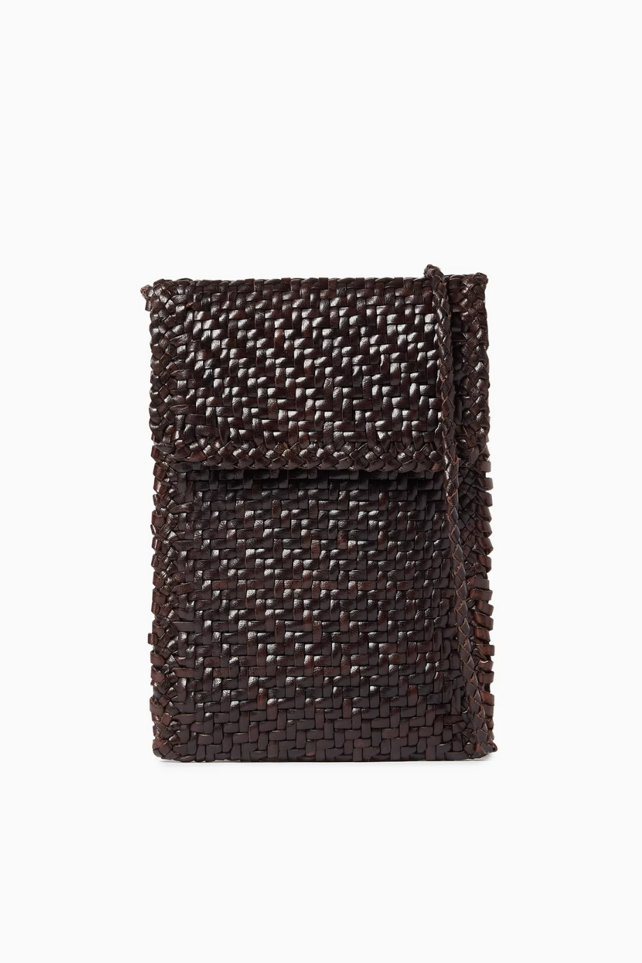 Dokuma Deri Telefon Askılı Çanta, Şık & Pratik, Çapraz Askı