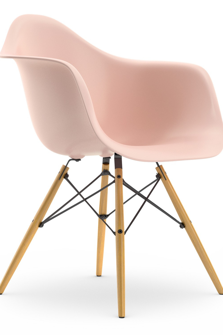 Eames Plastik Koltuk RE DAW, Vitra, Charles & Ray Eames, Geri Dönüştürülmüş Malzeme