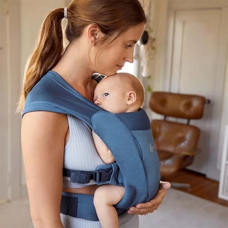 Embrace Yeni Doğan Taşıyıcı, 11 Kg Taşıma, Oxford Mavi