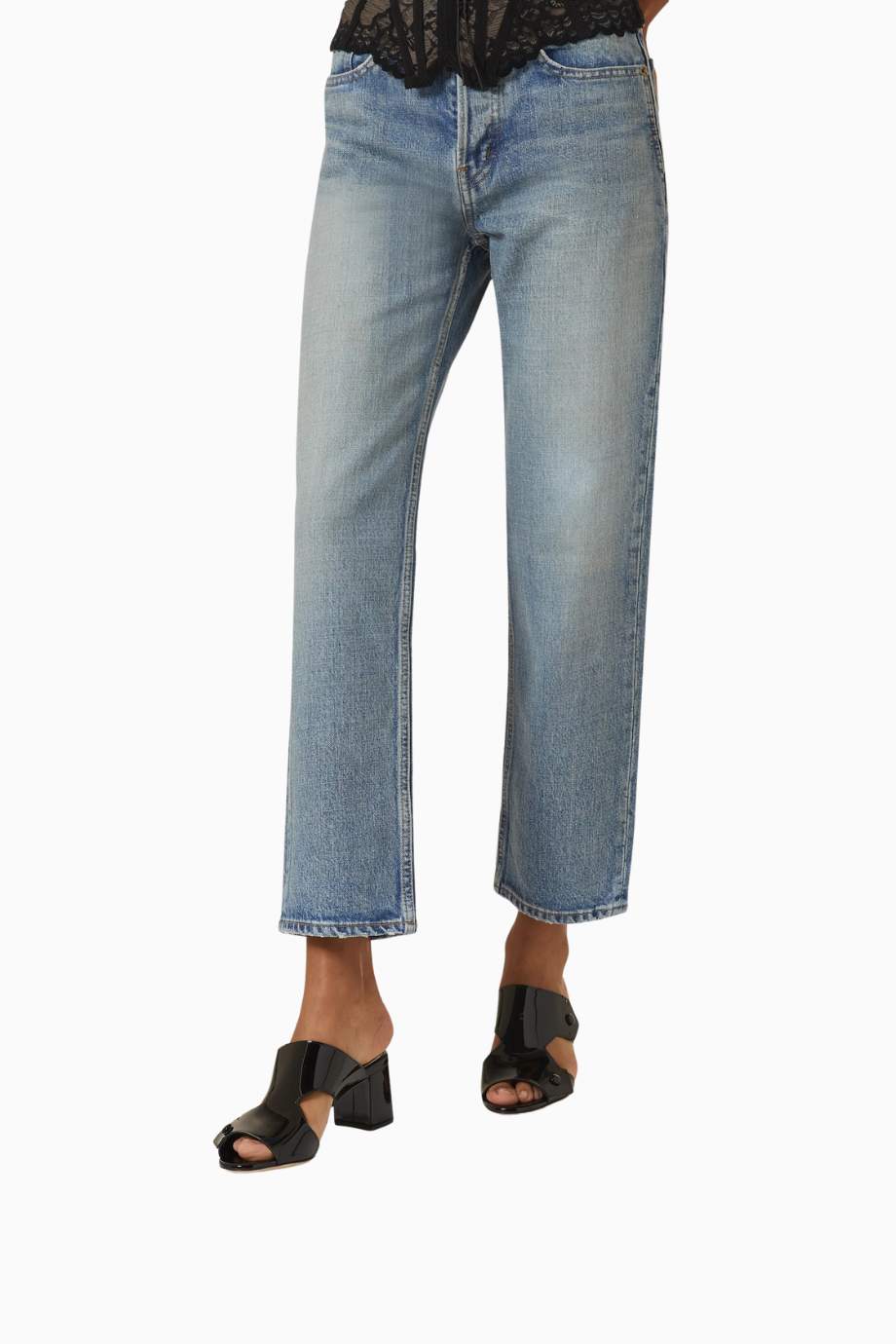 Cepida Agnesa Sandalet, Rugan Deri, Blok Topuk, Şık İtalyan Zarafeti