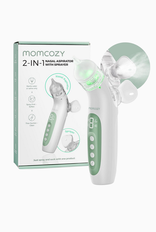 BreezyClear 2-in-1 Elektrikli Bebek Burun Aspiratörü