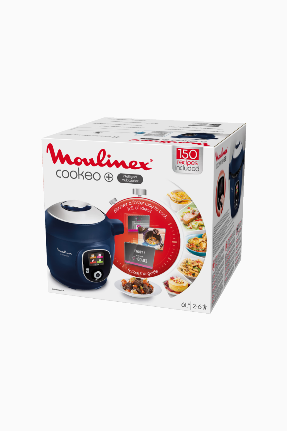 Cookeo+ 150 Blue 150 Tarifli Akıllı Multicooker