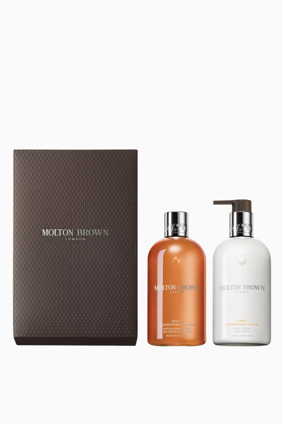 Sunlit Clementine & Vetiver Lüks Duş Jeli ve Losyon Seti