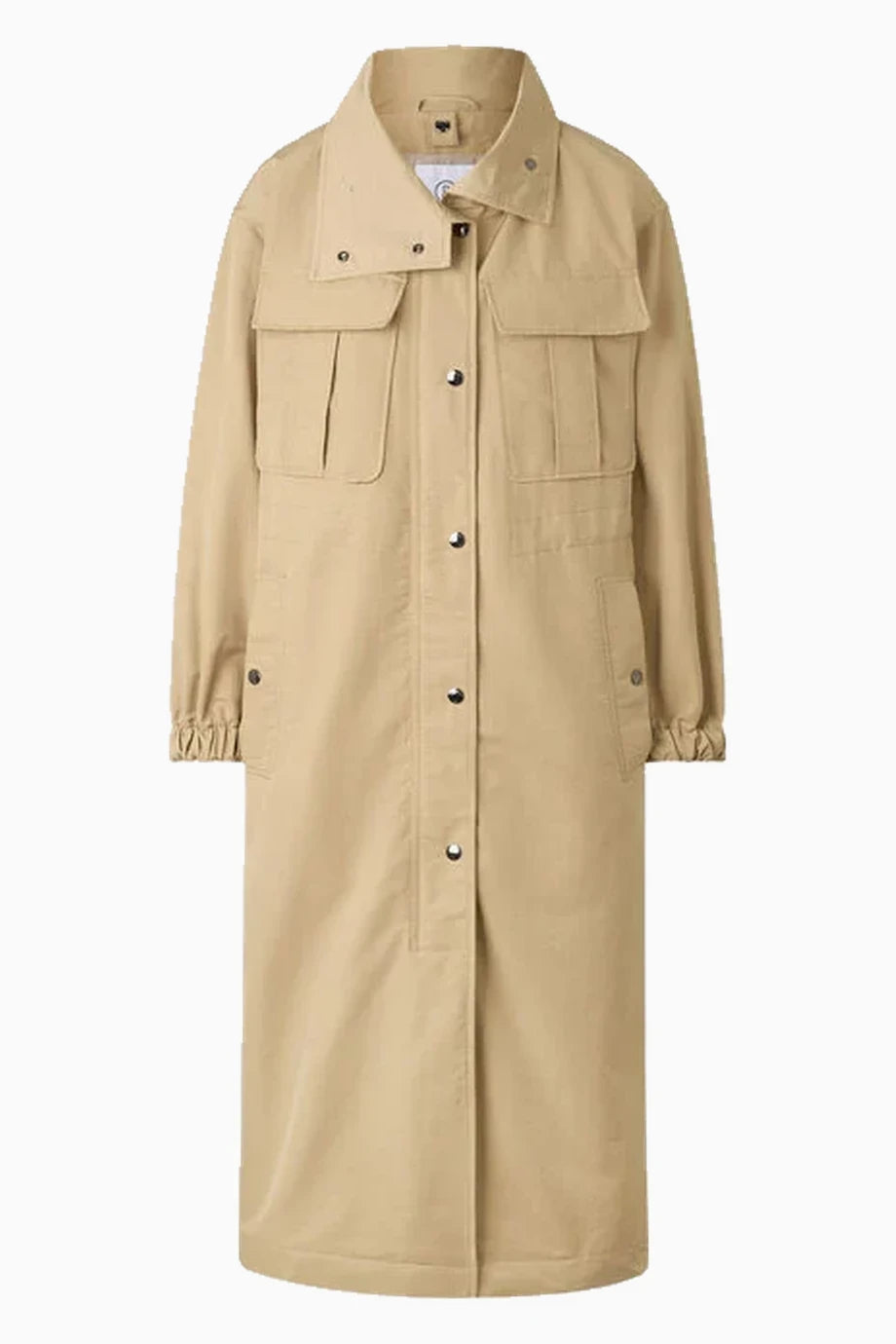 Elektra Lüks Su İtici Teknik Kumaş Kadın Parka, Camel