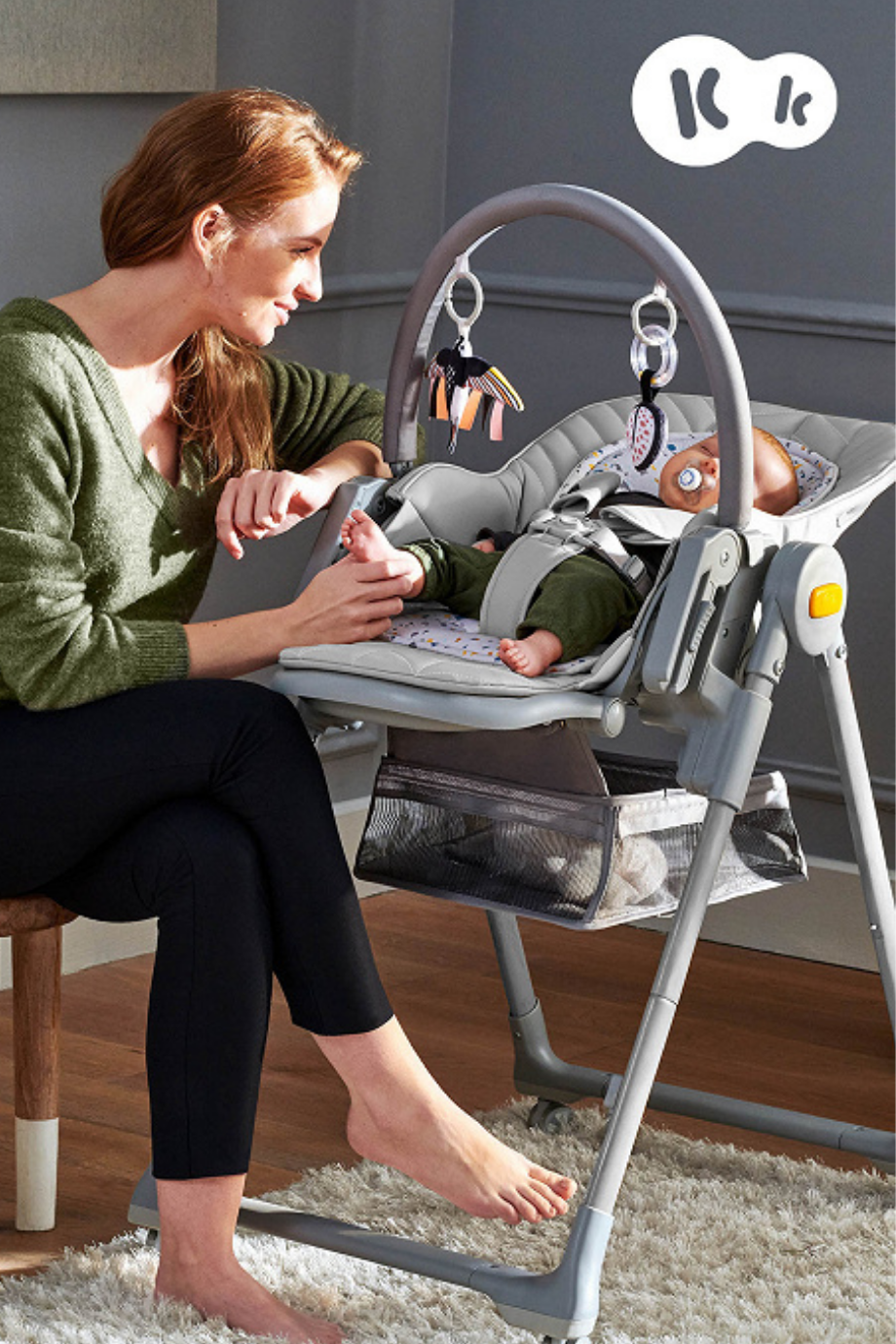 LASTREE 2in1 Çocuk Mama Sandalyesi ve Ana Kucağı