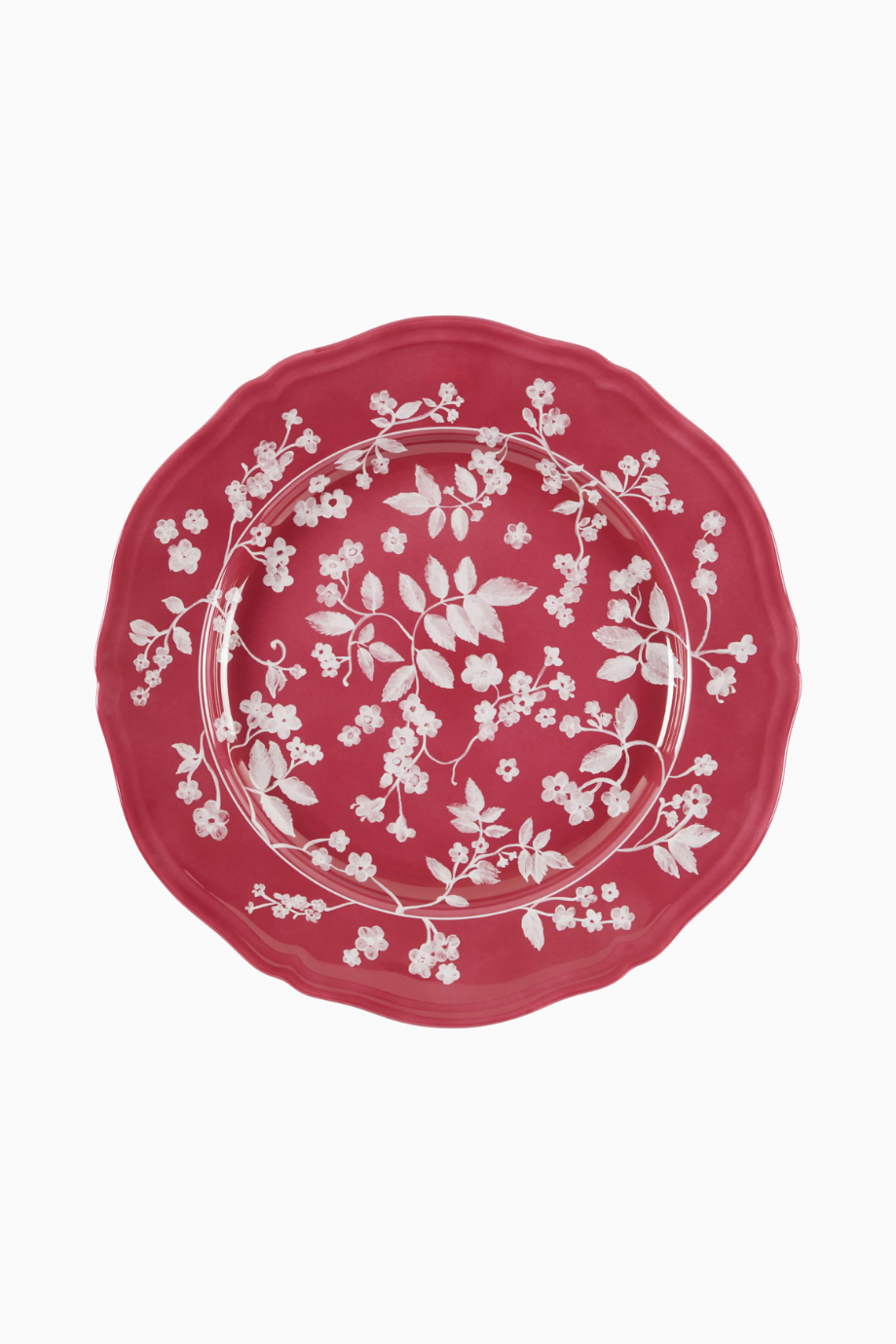 x Ginori 1735 Çiçek Desenli, İtalyan Tasarımı Porselen Yemek Tabağı