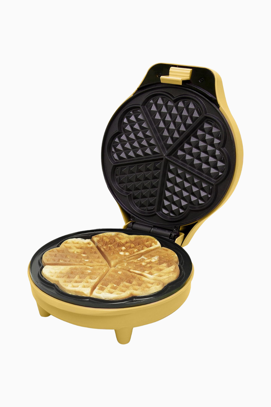 Retro Kalp Şeklinde Waffle Makinesi 700 W