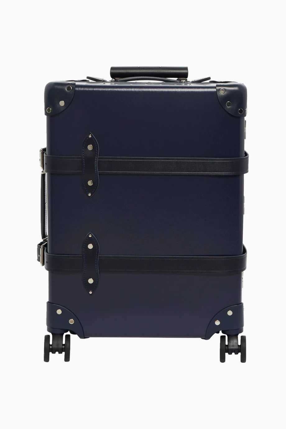Centenary El İşçiliği Deri Detaylı Tasarım, Kabin Boy Valiz Lacivert