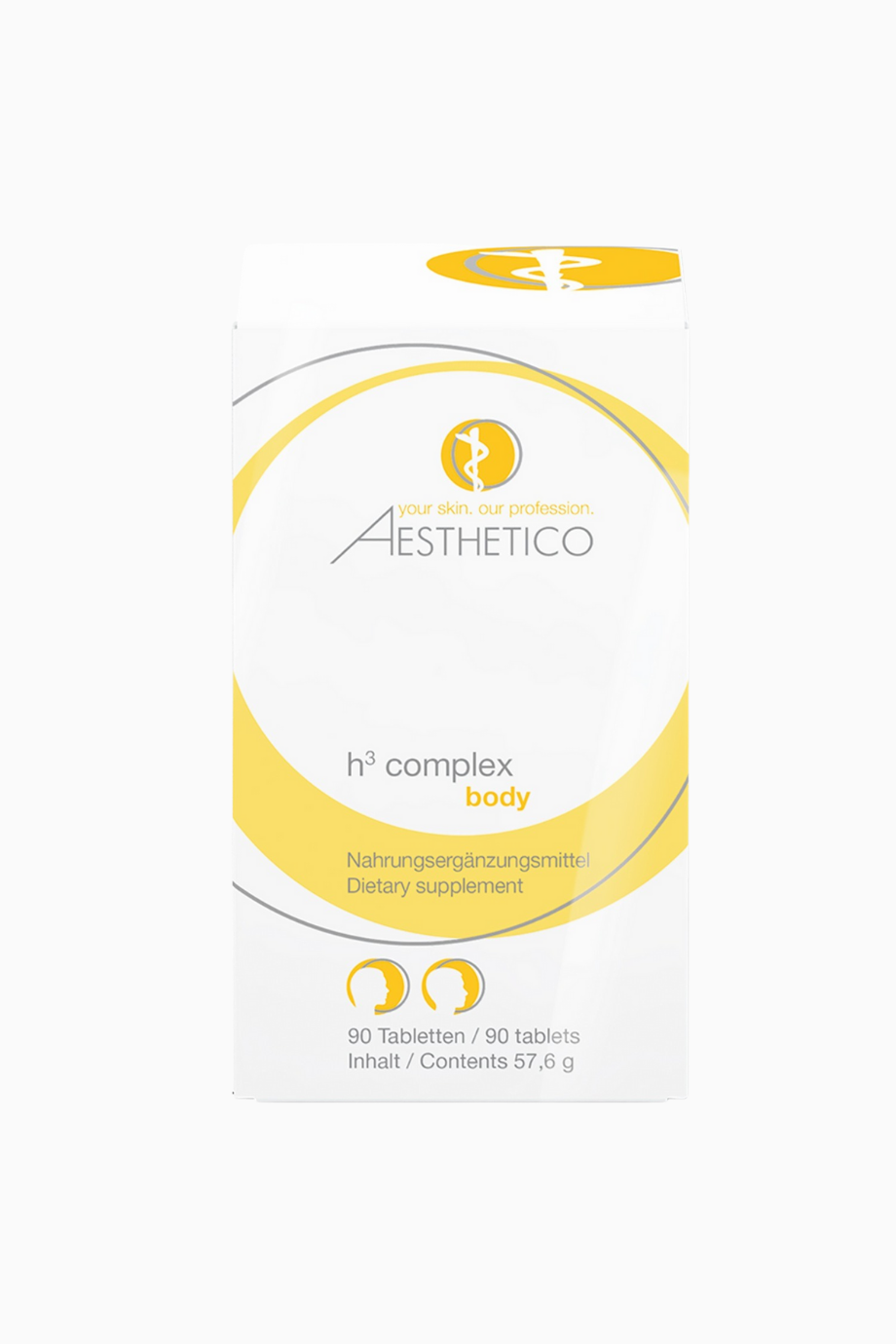 H³ Complex Tabletten, Saç ve Cilt İçin Vitamin Takviyesi, Vegan Formül
