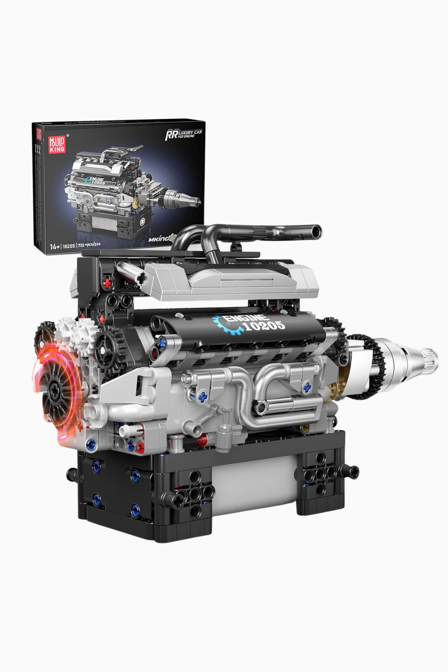 10205 V12 Motor Modeli 733 Parça Lüks Yapı Seti