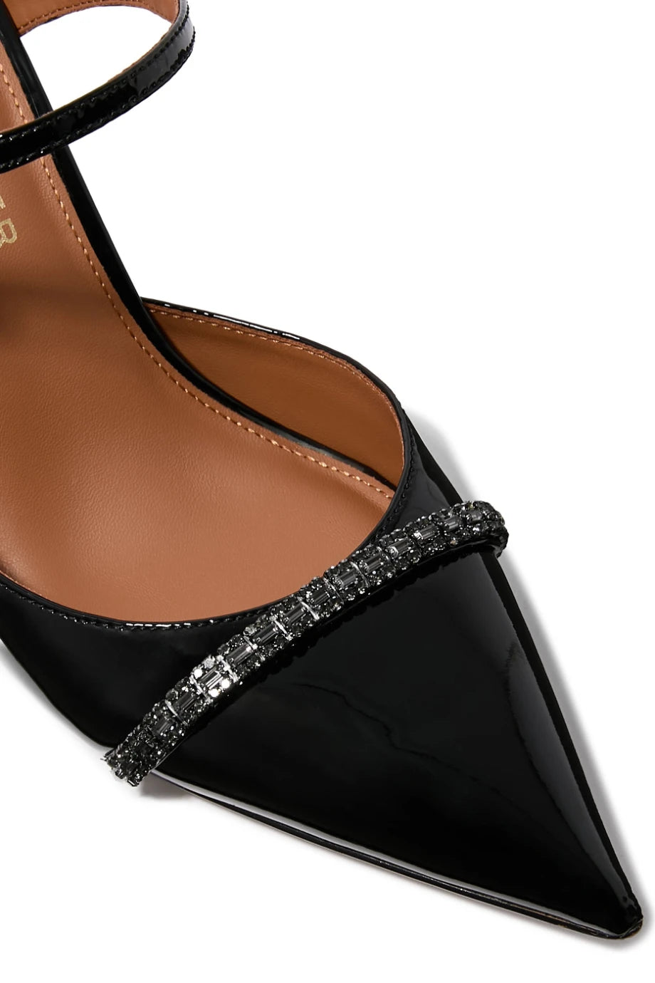 Strass Point 90 Taşlı Rugan Topuklu Kadın Terlik