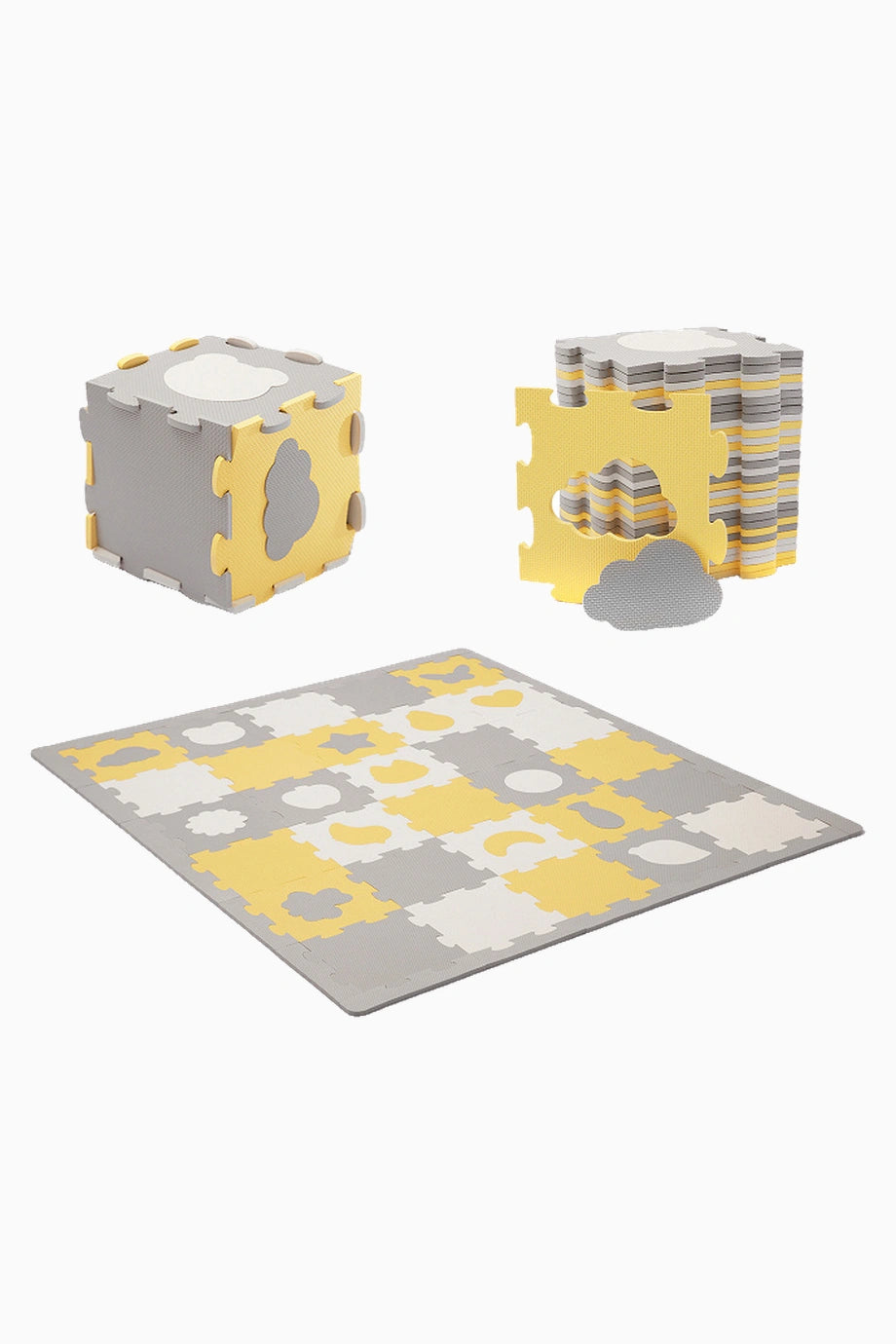 LUNO SHAPES 3D Köpük Oyun Matı Yapboz