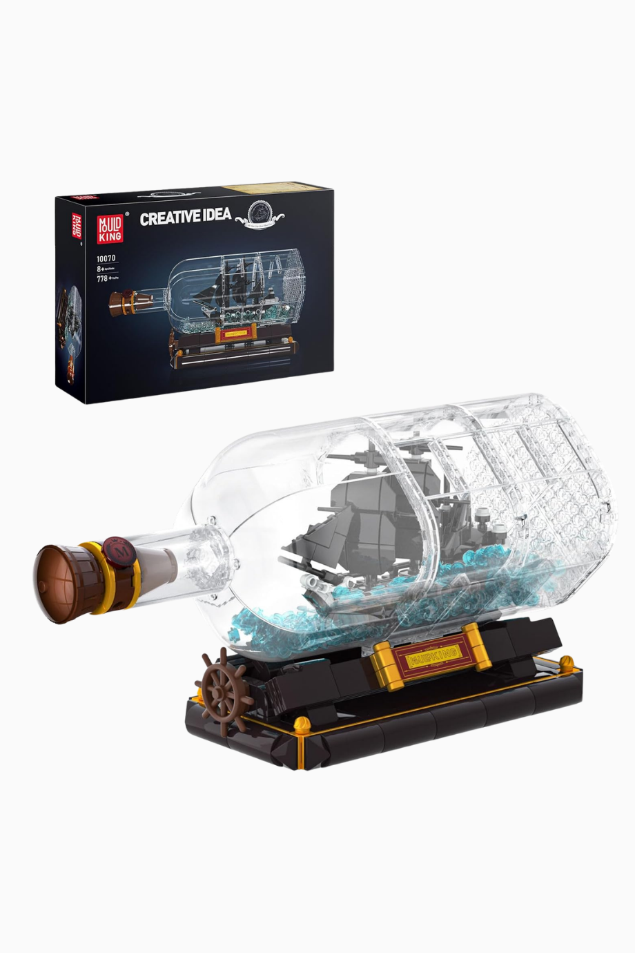 10070 Black Pearl Bottle Gemi 778 Parça Lüks Yapı Seti