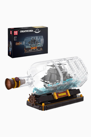 10070 Black Pearl Bottle Gemi 778 Parça Lüks Yapı Seti