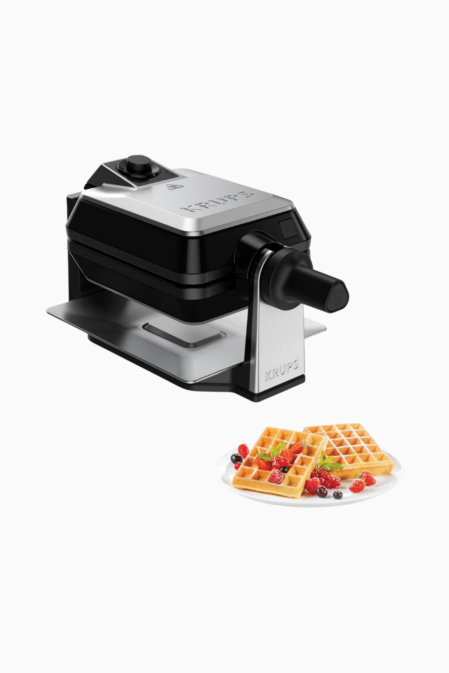 Profesyonel Double Waffle Makinesi Döner Sistem 1200W