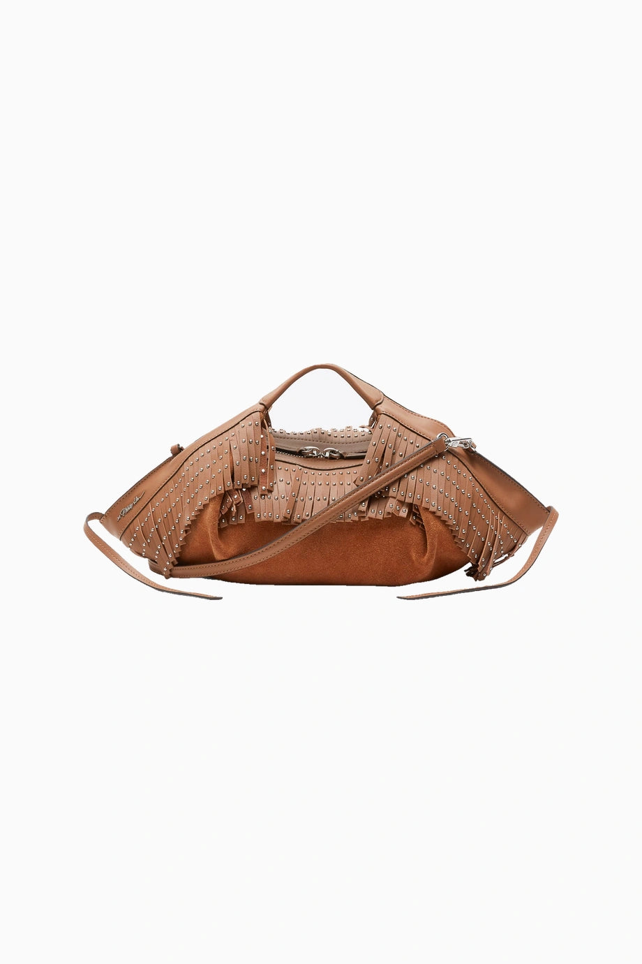 Suede Fringe Mini Luna Süet Kadın Çapraz ve El Çantası