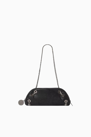 Eco Shaggy Deer Vegan Falabella, Zincir Detaylı Bowling Omuz Çantası