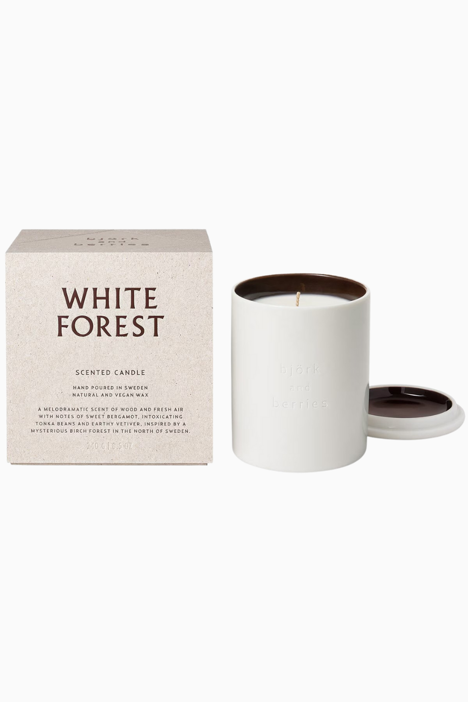 Scented Candle, Doğal & Vegan Orman Esintili Mum