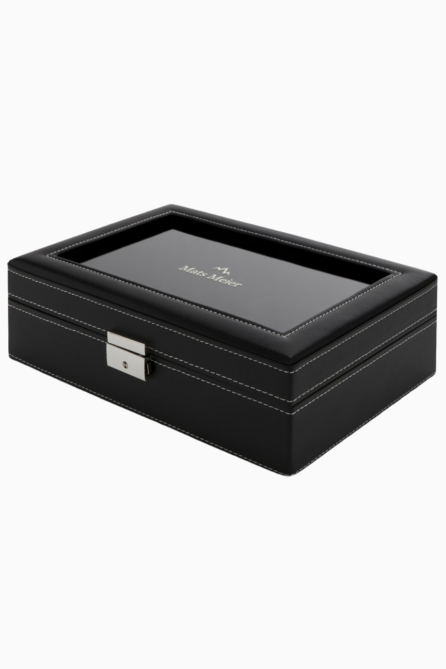Mont Fort Saat Kutusu, Siyah Kunstleder, Şık Erkek Uhrenbox