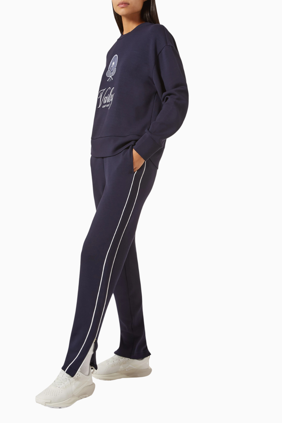 DoubleSoft® Slim Fit Borulu, Lacivert Şık ve Rahat Eşofman Altı