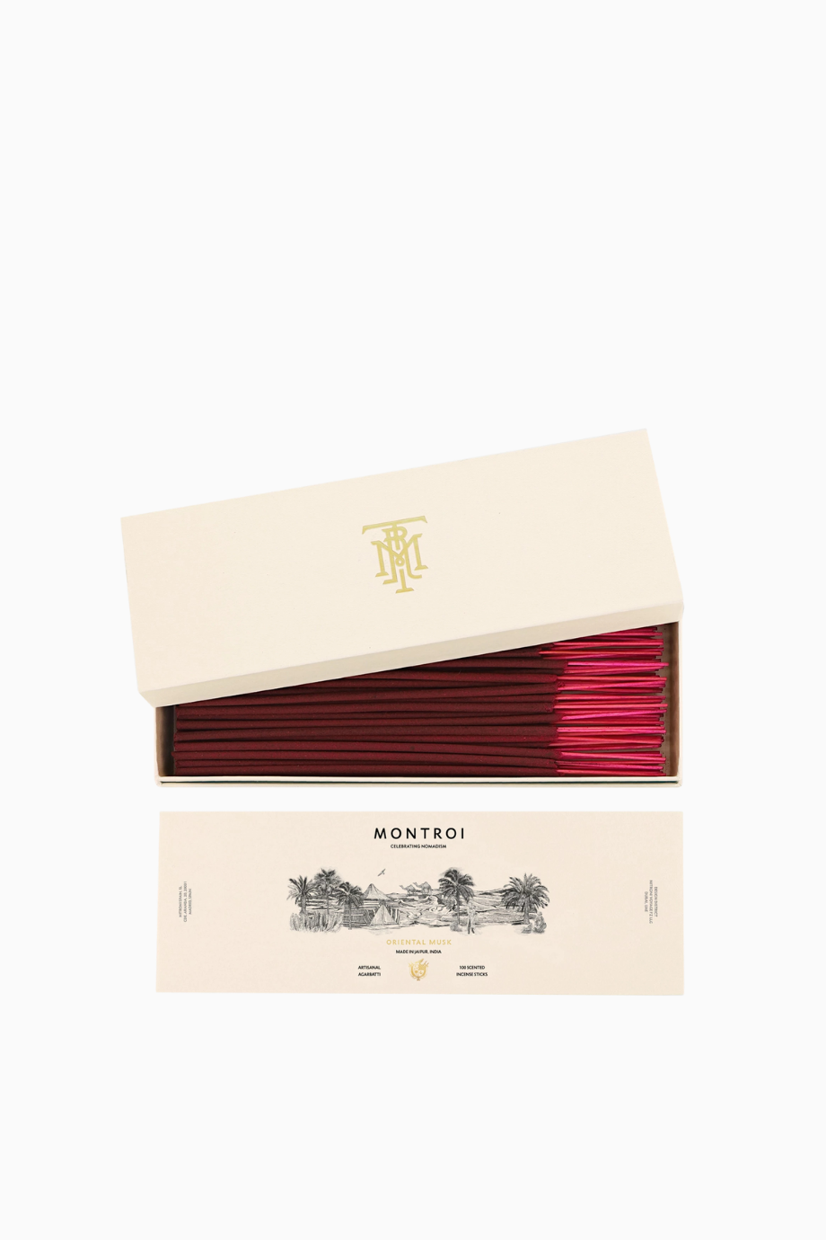 Oriental Musk Incense Sticks 100 Adet El Yapımı Tütsü
